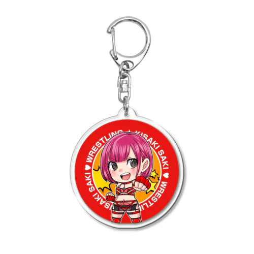 樹咲早姫のリングファイト Acrylic Key Chain