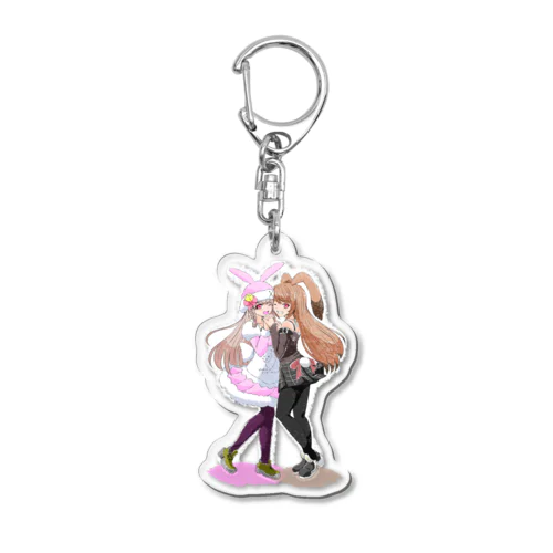 トゥーンベリーズ「ウイッシュピース」と「アイドリングベリー」ヒトバージョン Acrylic Key Chain