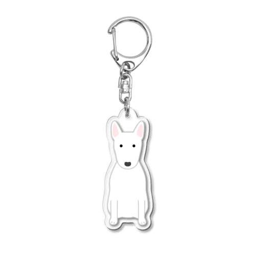 ミニチュアブルテリア Acrylic Key Chain