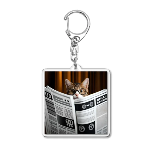 猫社長 Acrylic Key Chain