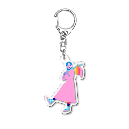 キカガクガール #旅人 Acrylic Key Chain