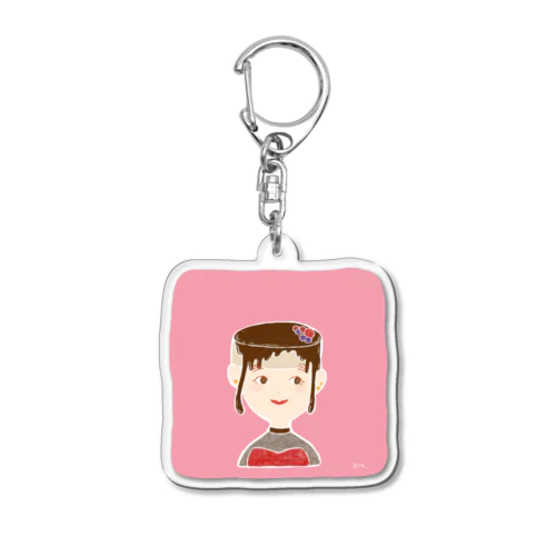 チョコケーキ Acrylic Key Chain