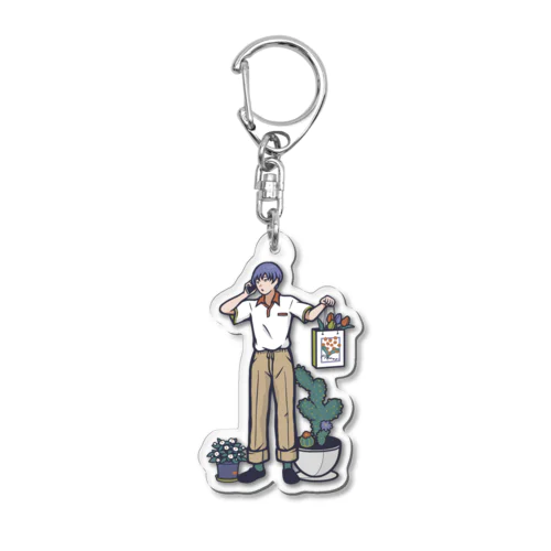 春を連れて Acrylic Key Chain