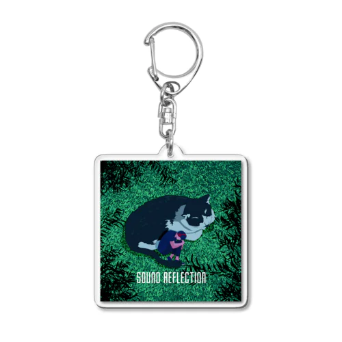 Sound Reflection | FOREST CAT Acrylic Key Chain