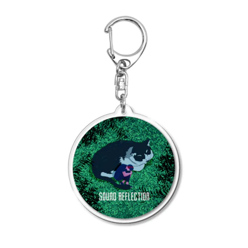 Sound Reflection | FOREST CAT Acrylic Key Chain