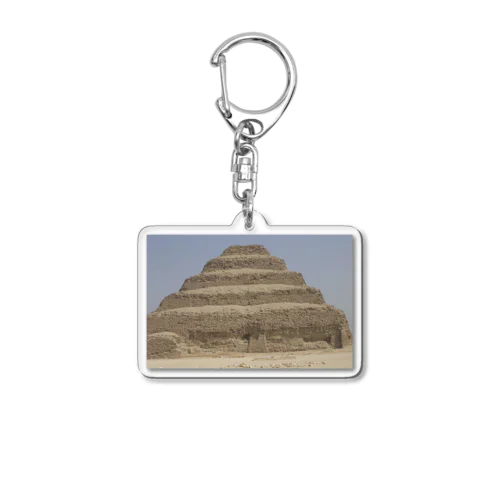 エジプトの階段ピラミッド Acrylic Key Chain