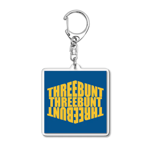 THREE BUNT (スリーバント） Acrylic Key Chain