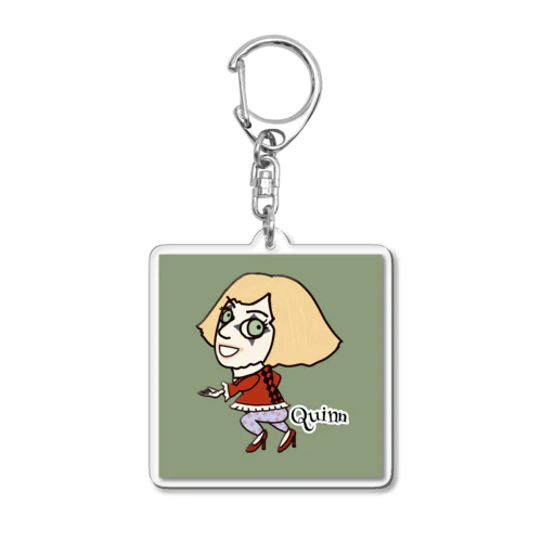 Quinn Acrylic Key Chain