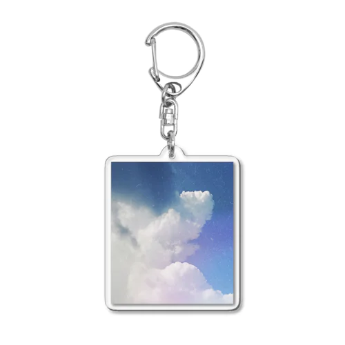 Cloud Day Acrylic Key Chain