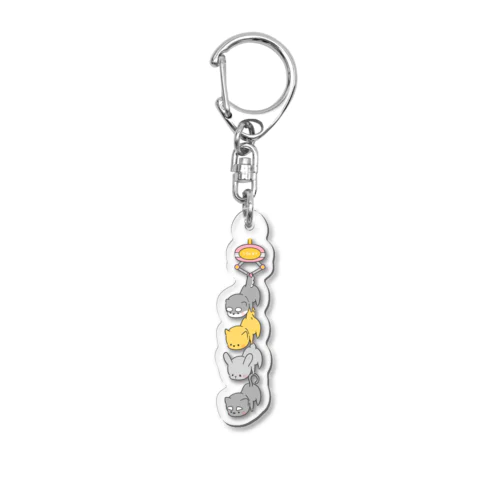 クレーンゲーム　モフ集合 Acrylic Key Chain