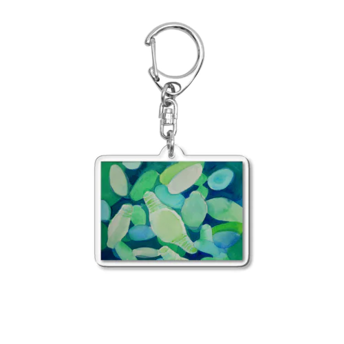 微生物シリーズ：天然酵母菌green Acrylic Key Chain