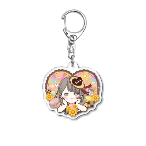 フラワーガール Acrylic Key Chain