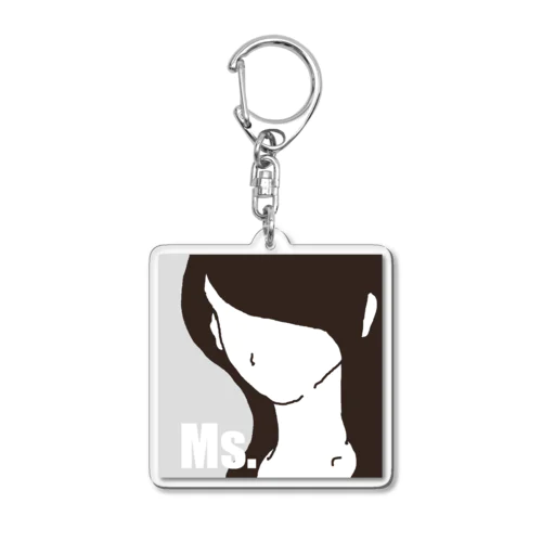 女性 Acrylic Key Chain