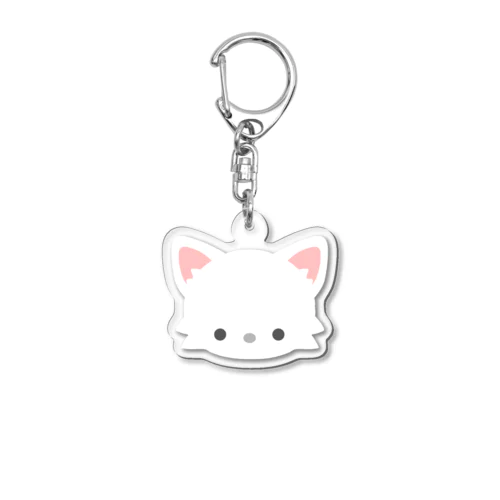 うちのわんこ(白チワワ) Acrylic Key Chain