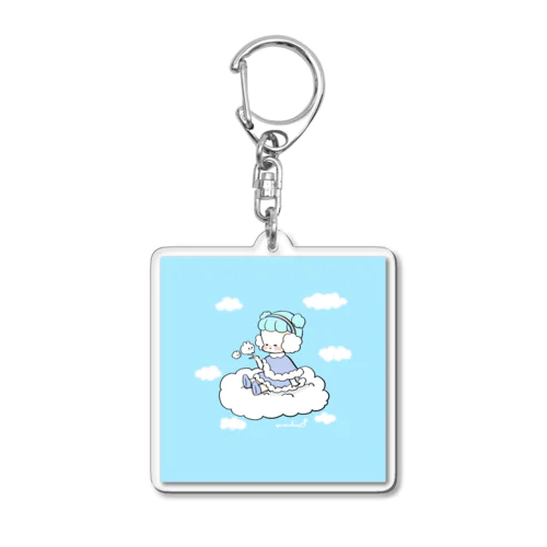 ふわふわふわりちゃん Acrylic Key Chain