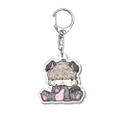 🧿ほくろ🧿のわんこ Acrylic Key Chain