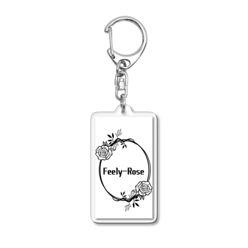 Feely-Rose  Acrylic Key Chain