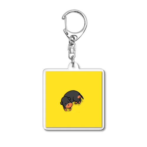 BEANS ブラックタン Acrylic Key Chain