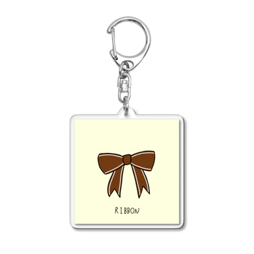 RIBBON Acrylic Key Chain