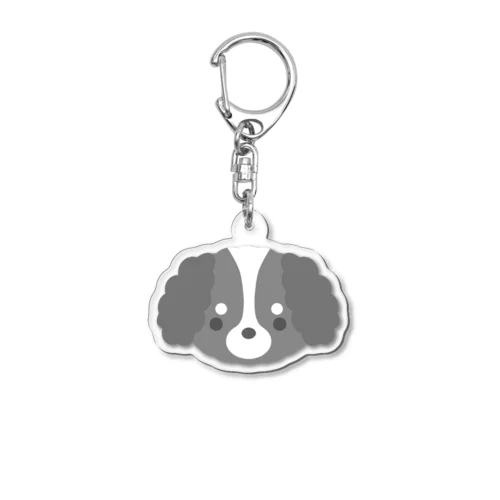 うちのわんこ(PC黒プードル) Acrylic Key Chain