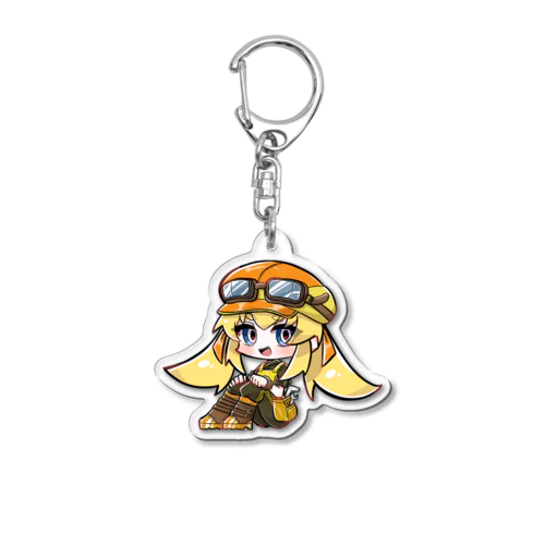 でぃすこステッカーカートゥーン風２！ Acrylic Key Chain