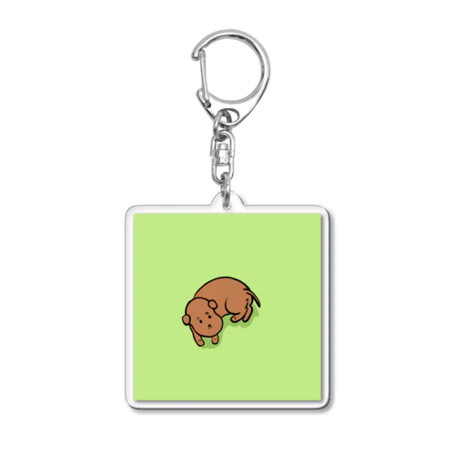 BEAN レッド Acrylic Key Chain