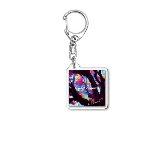 永い夢　ビビットカラーver. small size Acrylic Key Chain