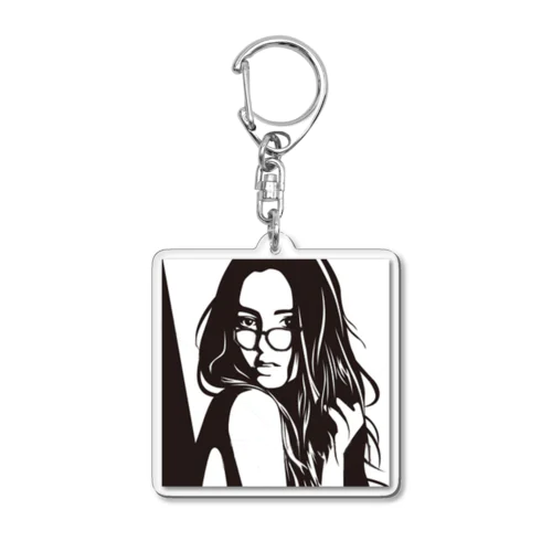 オリジナル Tシャツ Acrylic Key Chain