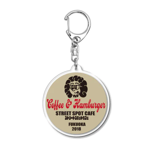 STREET SPOT CAFE ステッカー Acrylic Key Chain