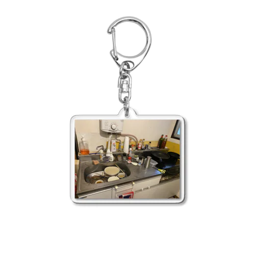 汚い台所 Acrylic Key Chain