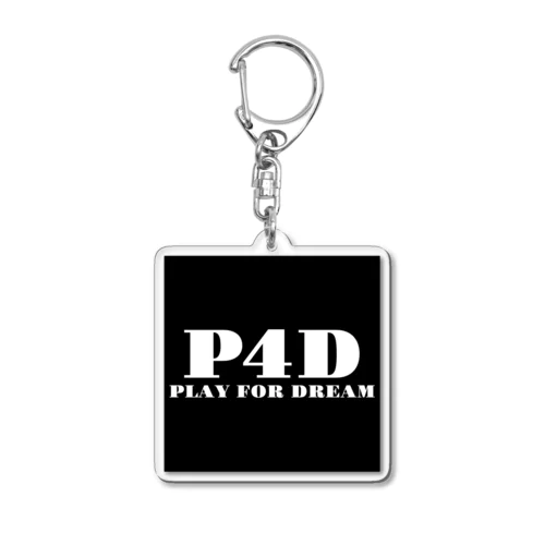 ''P4D''ロゴ グッズ アクリルキーホルダー