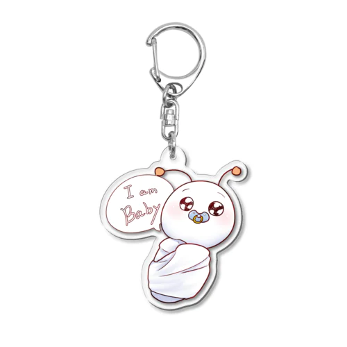 ベイビーけむけむ Acrylic Key Chain