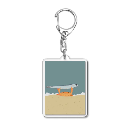 勝者カニ Acrylic Key Chain