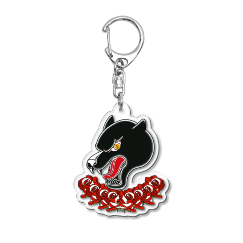 《数量限定》Jaguar&Rose Acrylic Key Chain