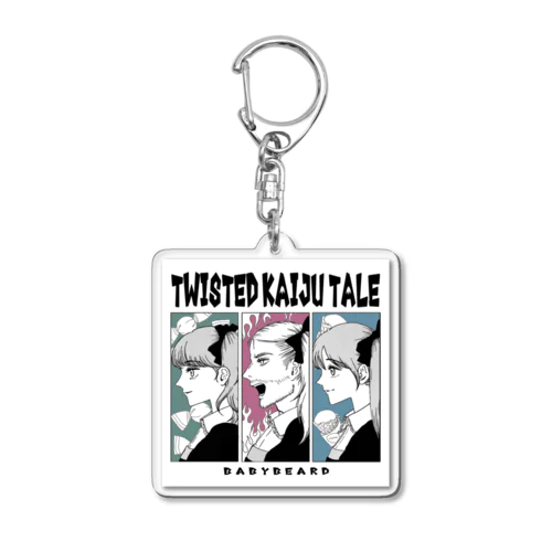 BABYBEARD "Twisted Kaiju Tale" Acrylic Key Chain