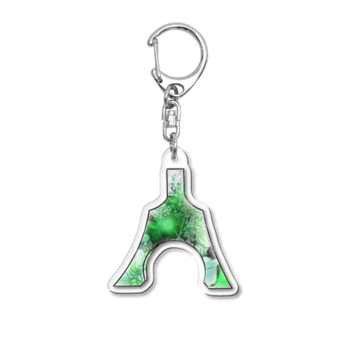 琴柱（緑） Acrylic Key Chain