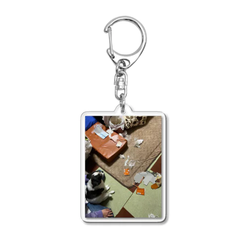 犬の悪業 Acrylic Key Chain