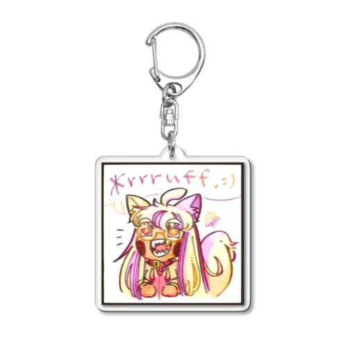 ＊わぅん。(彩色) Acrylic Key Chain