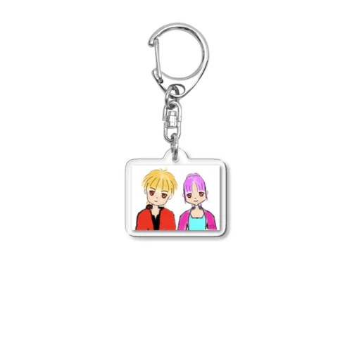 ツーショットカップル Acrylic Key Chain