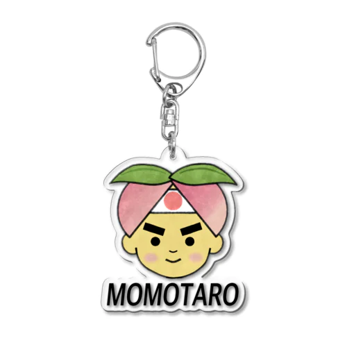 MOMOTARO Acrylic Key Chain