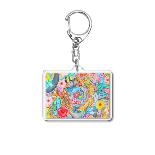 ぐるぐる Acrylic Key Chain