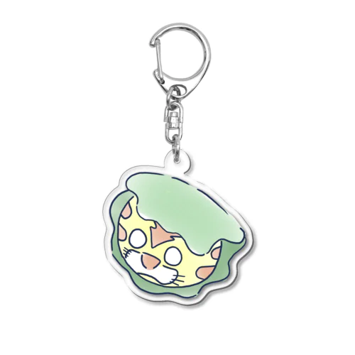 とらのかしわもち🐯 Acrylic Key Chain