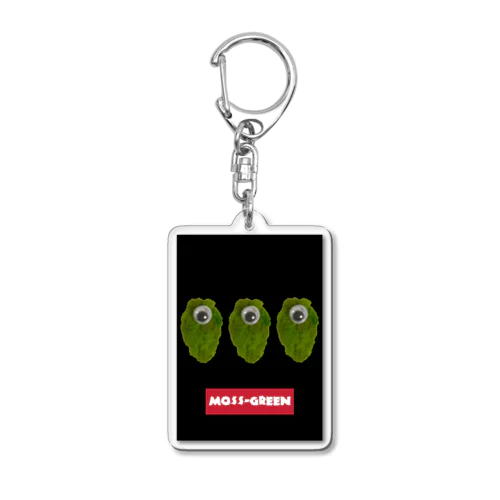 moss-green Acrylic Key Chain