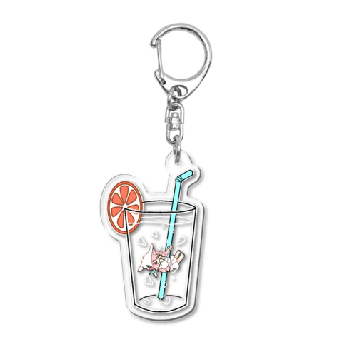 ぶくぶくにあちゃん Acrylic Key Chain