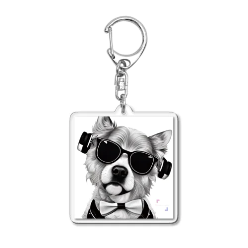 Connect Art 003 Dog Acrylic Key Chain