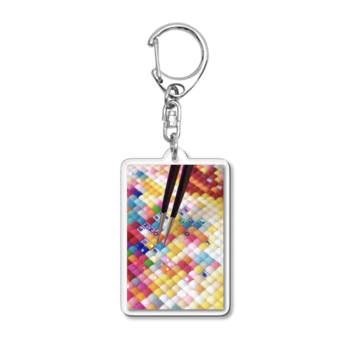 ダイヤモンドアートのダイヤモンドアート Acrylic Key Chain