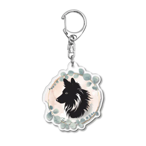 I'm Sheltie（私はシェルティ） Acrylic Key Chain