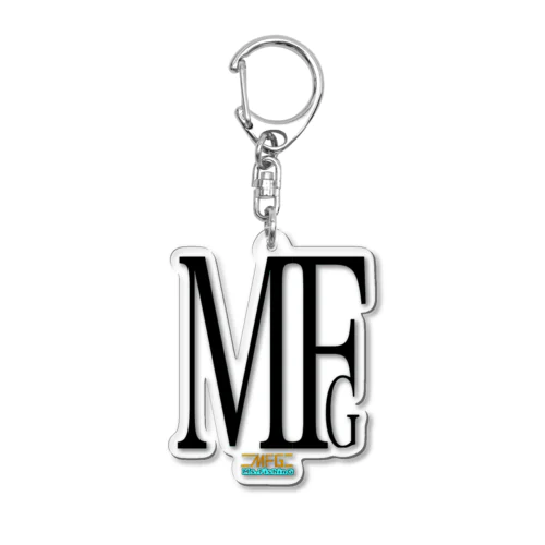 MFG(Ⅰロゴモノグラム)黒字 Acrylic Key Chain