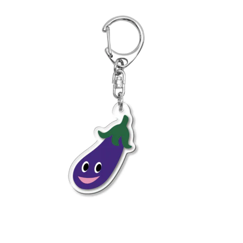 おナスくん Acrylic Key Chain