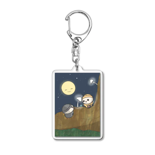 夜の待ち合わせ Acrylic Key Chain